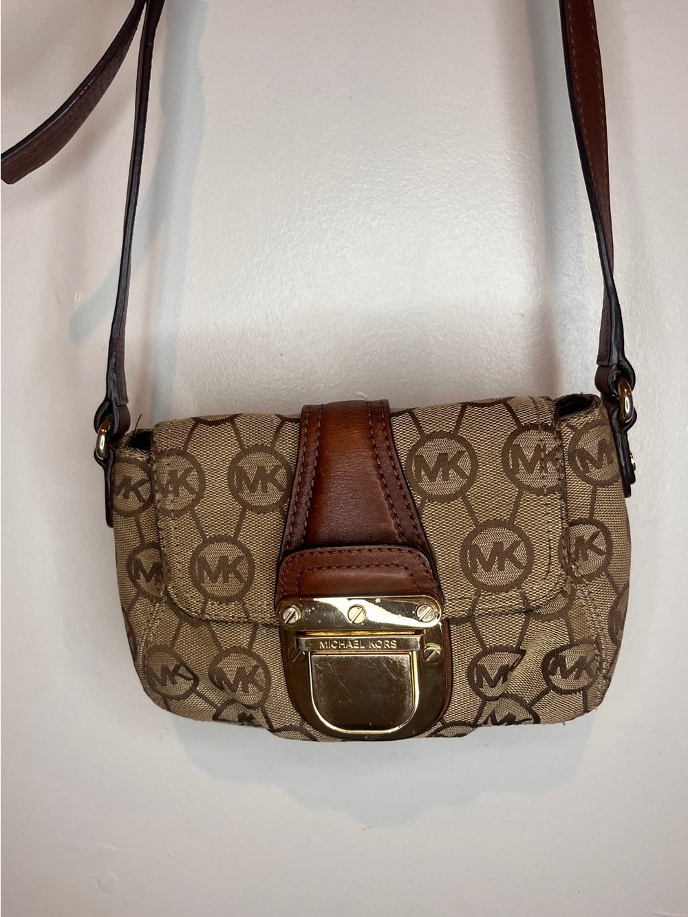 MK Vintage monogram crossbody GENTLY USED